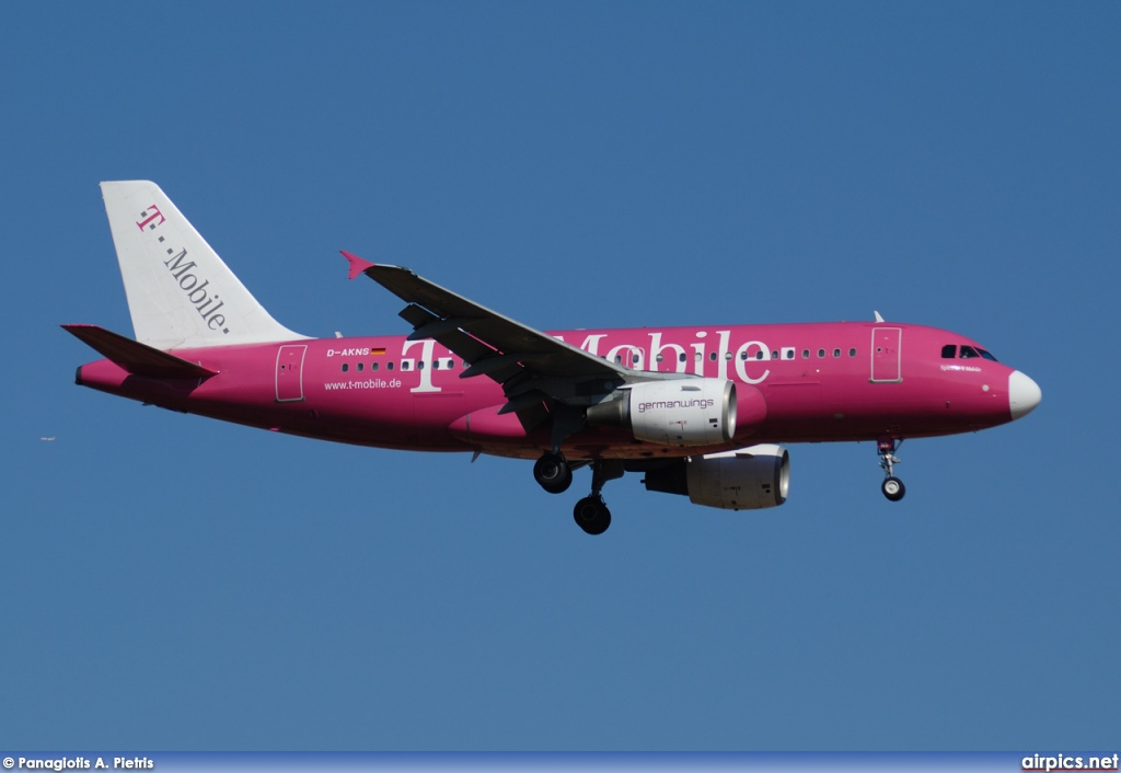 D-AKNS, Airbus A319-100, Germanwings