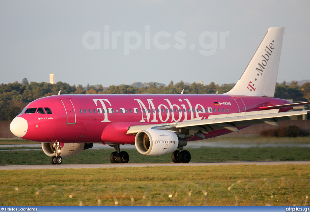 D-AKNS, Airbus A319-100, Germanwings