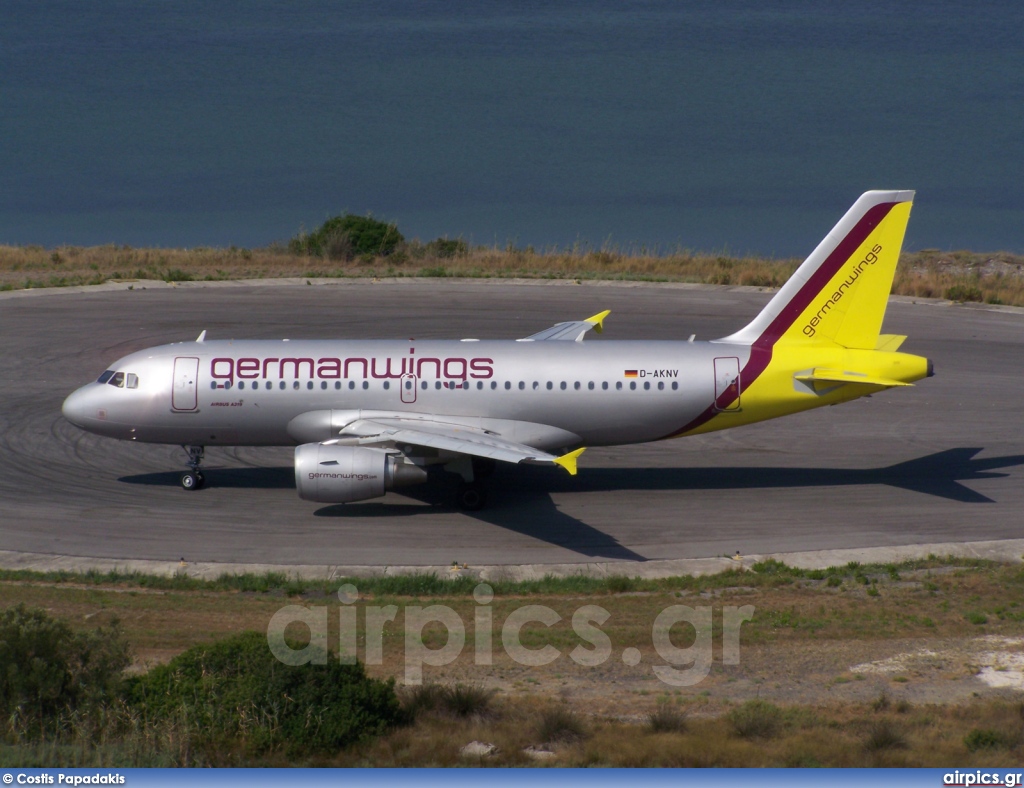 D-AKNV, Airbus A319-100, Germanwings