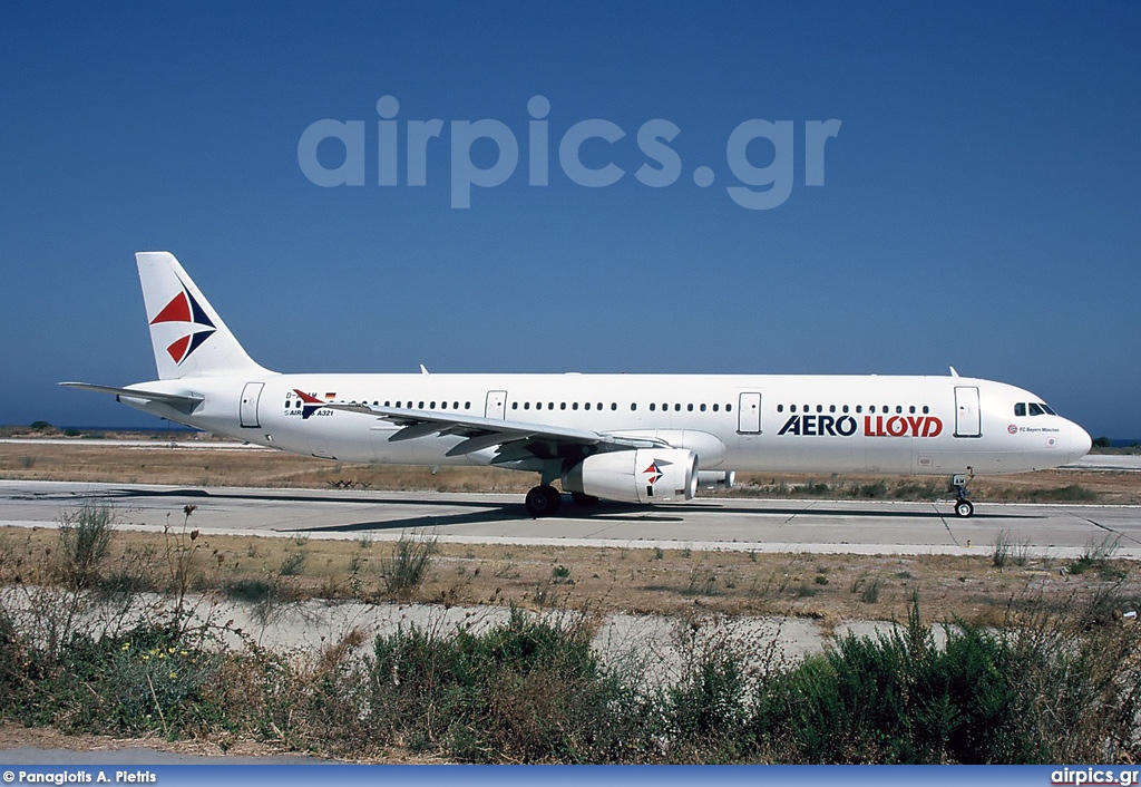 D-ALAM, Airbus A321-200, Aero Lloyd