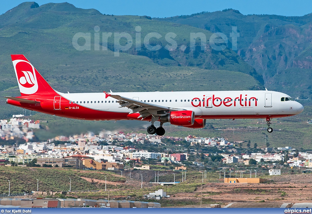 D-ALSA, Airbus A321-200, Air Berlin