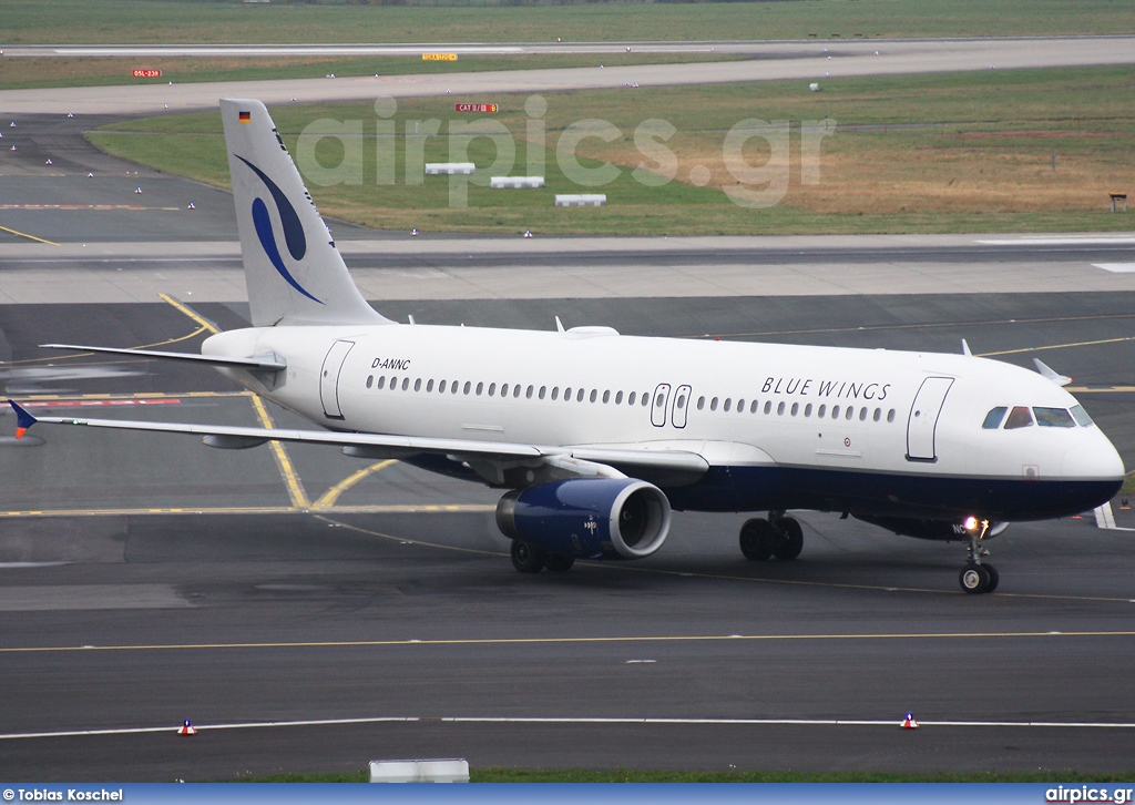 D-ANNC, Airbus A320-200, Blue Wings