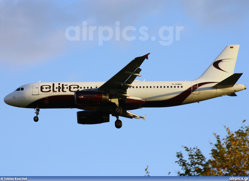 D-ANNC, Airbus A320-200, Elite Aviation