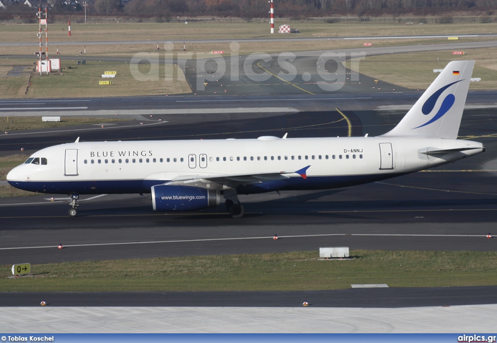 D-ANNJ, Airbus A320-200, Blue Wings