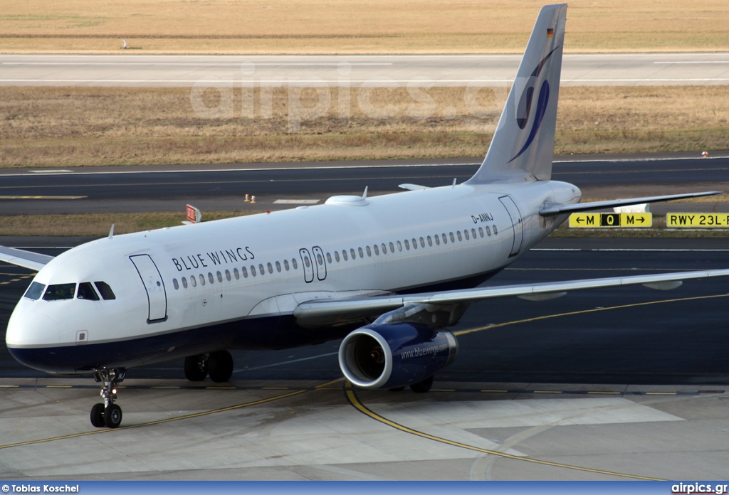 D-ANNJ, Airbus A320-200, Blue Wings