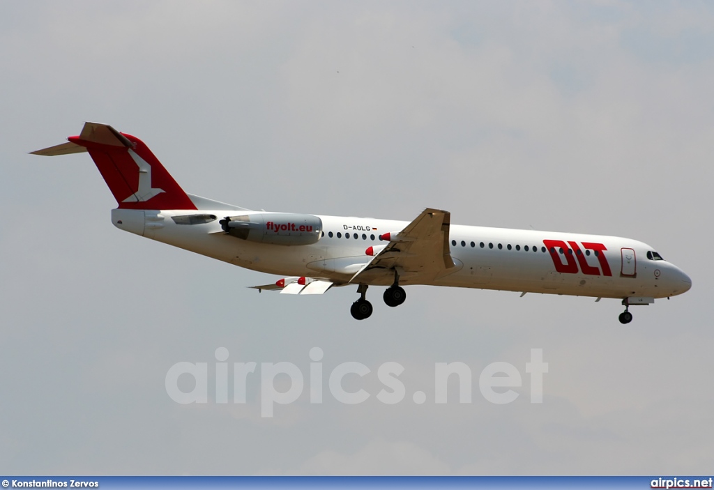 D-AOLG, Fokker F100, Ostfriesische Lufttransport - OLT