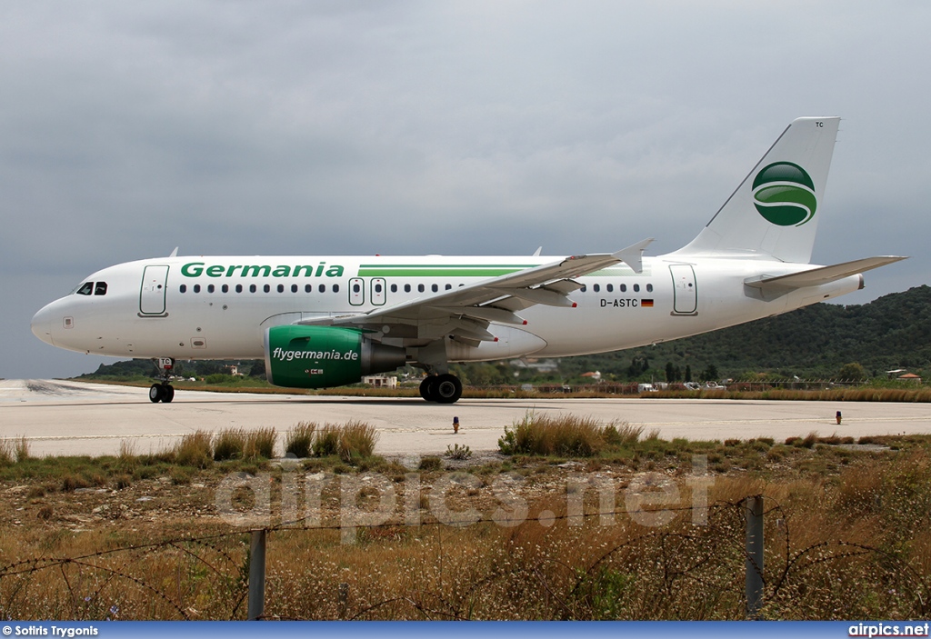 D-ASTC, Airbus A319-100, Germania