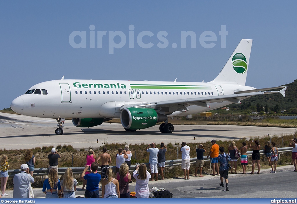 D-ASTC, Airbus A319-100, Germania