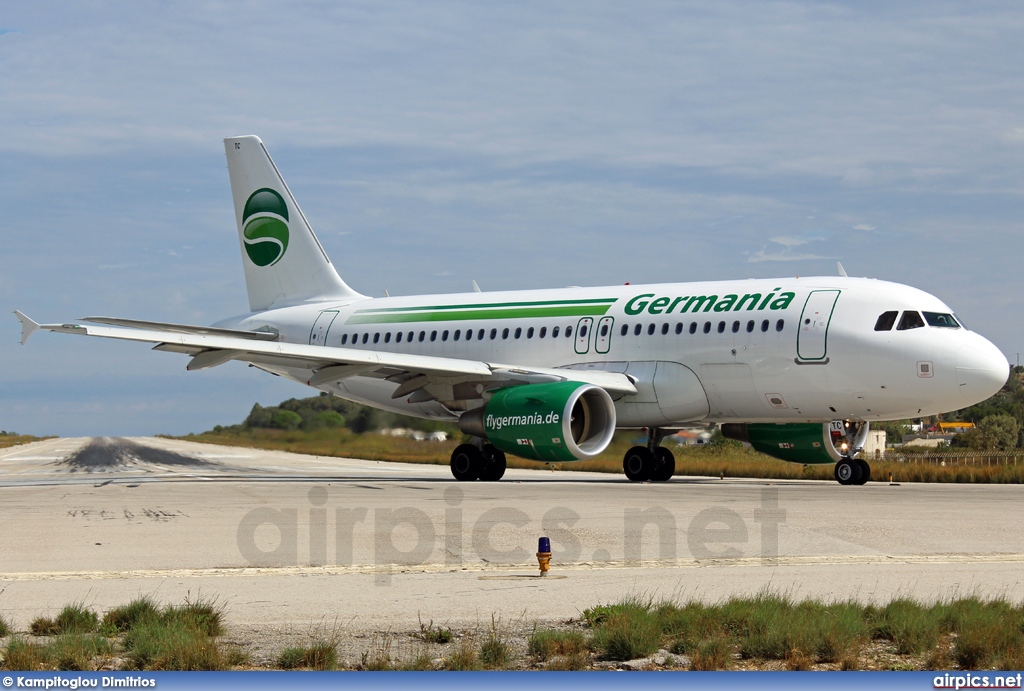 D-ASTC, Airbus A319-100, Germania