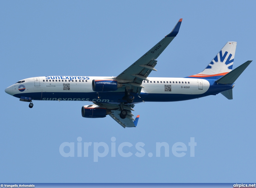 D-ASXF, Boeing 737-800, SunExpress Germany