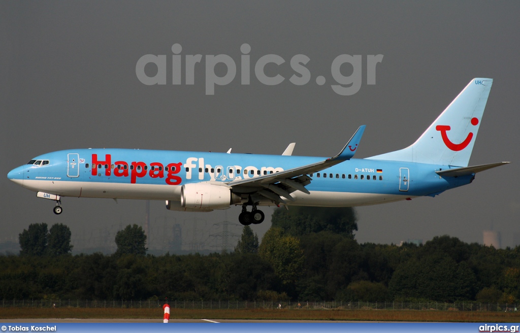 D-ATUH, Boeing 737-800, Hapagfly