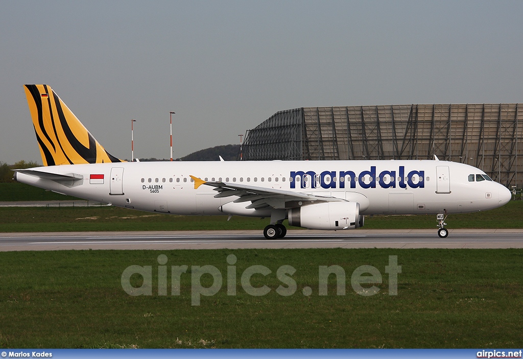 D-AUBM, Airbus A320-200, Mandala Airlines