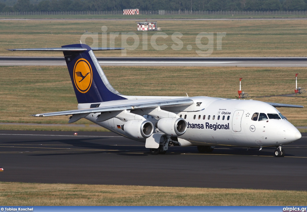 D-AVRK, British Aerospace Avro RJ85, Lufthansa CityLine