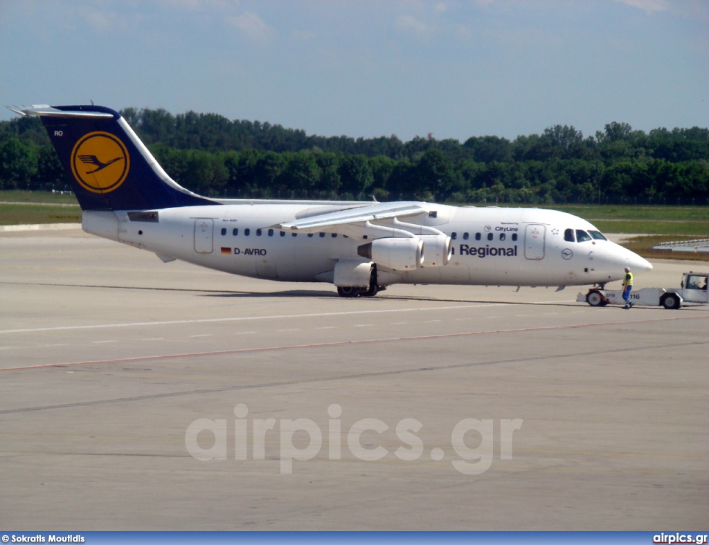 D-AVRO, British Aerospace Avro RJ85, Lufthansa CityLine