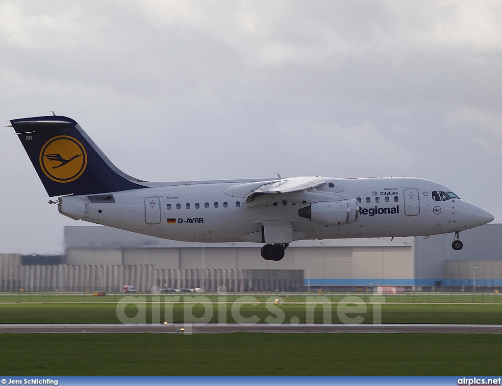 D-AVRR, British Aerospace Avro RJ85, Lufthansa CityLine