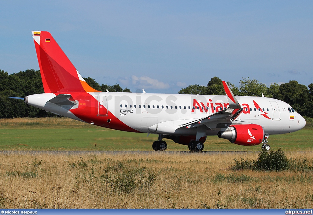 D-AVWZ, Airbus A319-100, Avianca