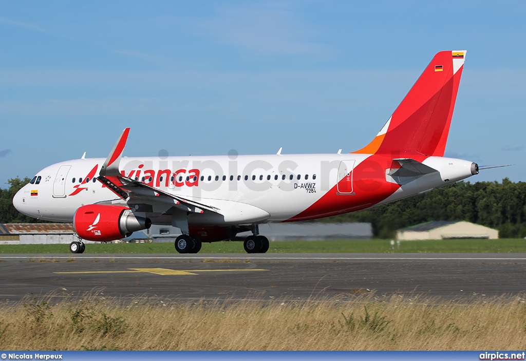 D-AVWZ, Airbus A319-100, Avianca