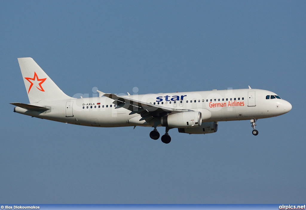 D-AXLA, Airbus A320-200, Star German Airlines