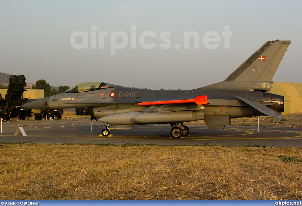 E-018, Lockheed F-16AM Fighting Falcon, Royal Danish Air Force