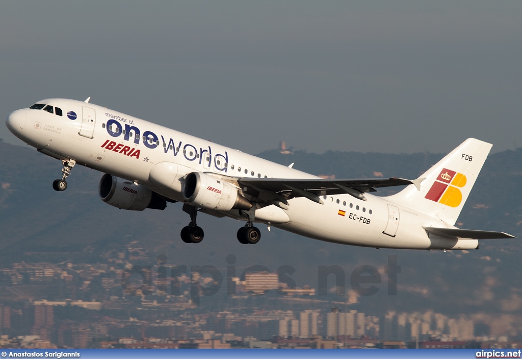 EC-FDB, Airbus A320-200, Iberia