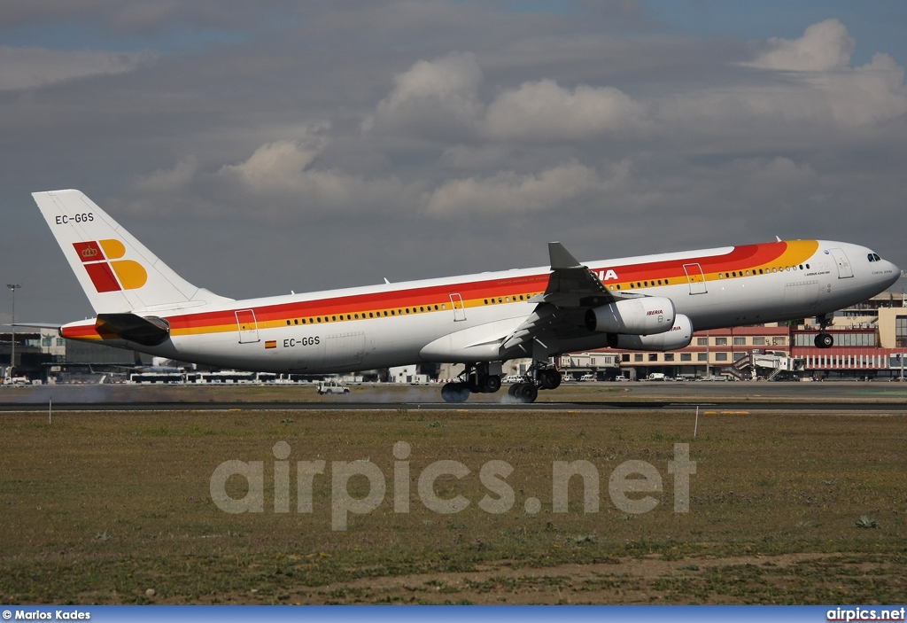 EC-GGS, Airbus A340-300, Iberia