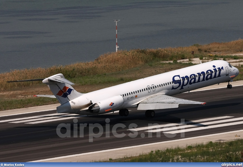 EC-HGJ, McDonnell Douglas MD-82, Spanair