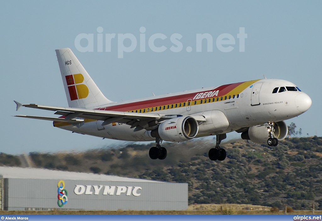 EC-HGS, Airbus A319-100, Iberia