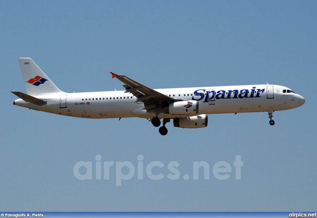 EC-HRG, Airbus A321-200, Spanair