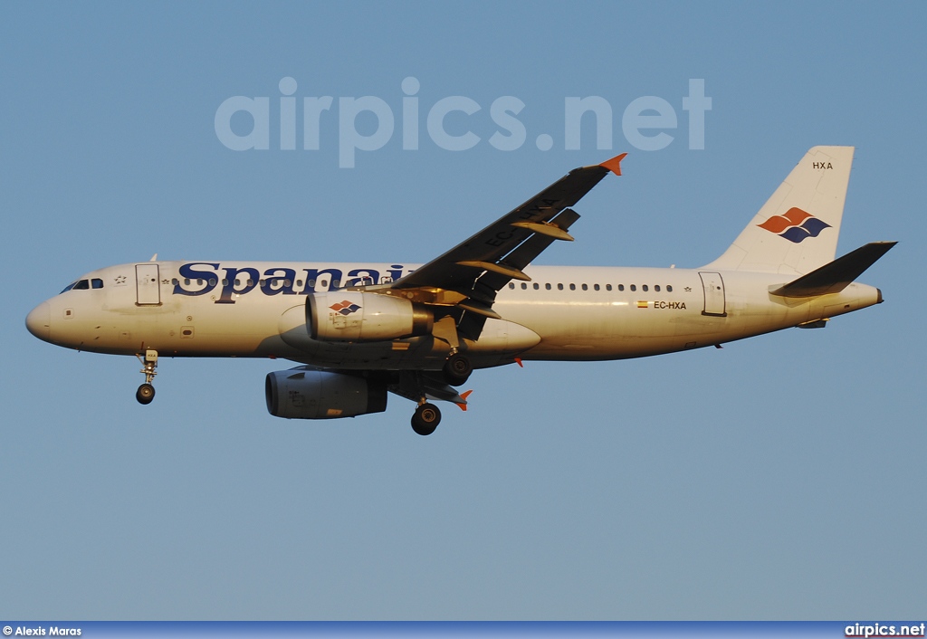 EC-HXA, Airbus A320-200, Spanair