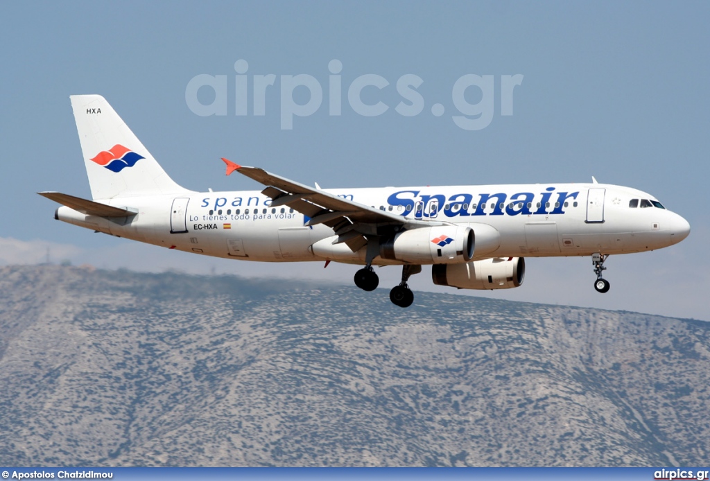 EC-HXA, Airbus A320-200, Spanair