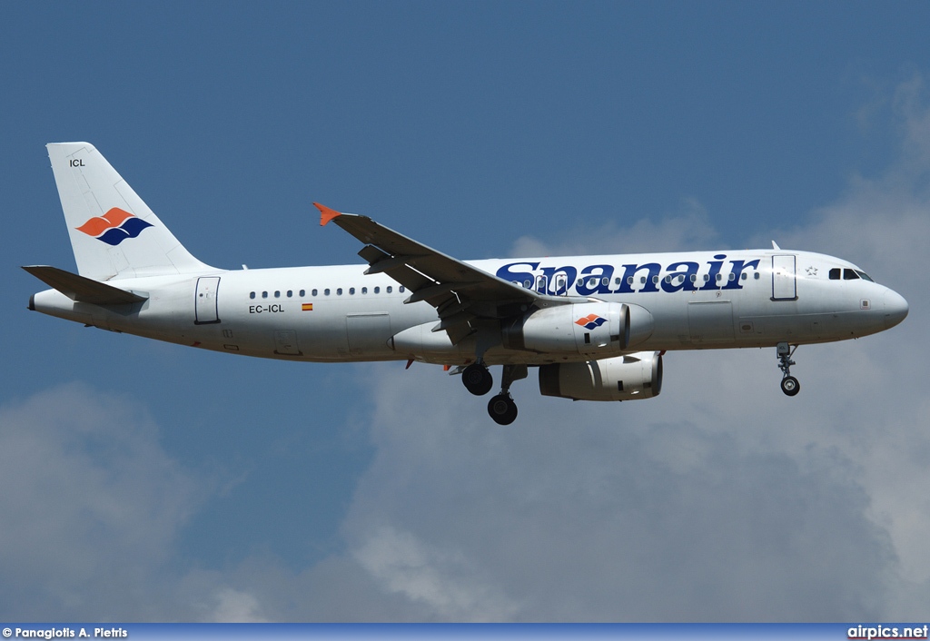 EC-ICL, Airbus A320-200, Spanair