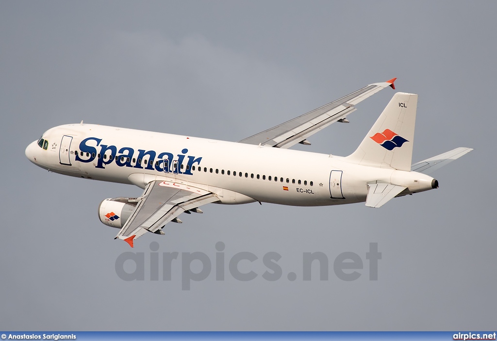 EC-ICL, Airbus A320-200, Spanair