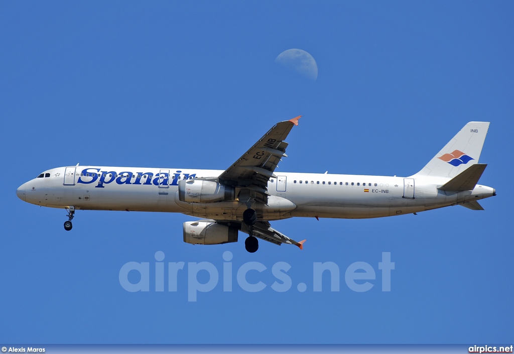 EC-INB, Airbus A321-200, Spanair