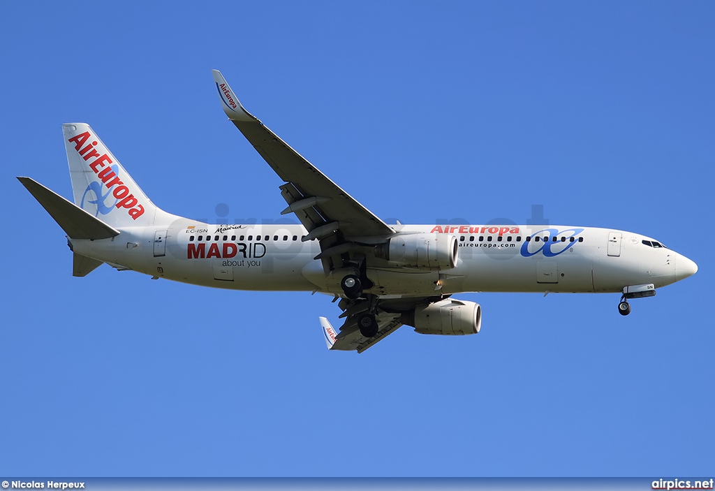 EC-ISN, Boeing 737-800, Air Europa