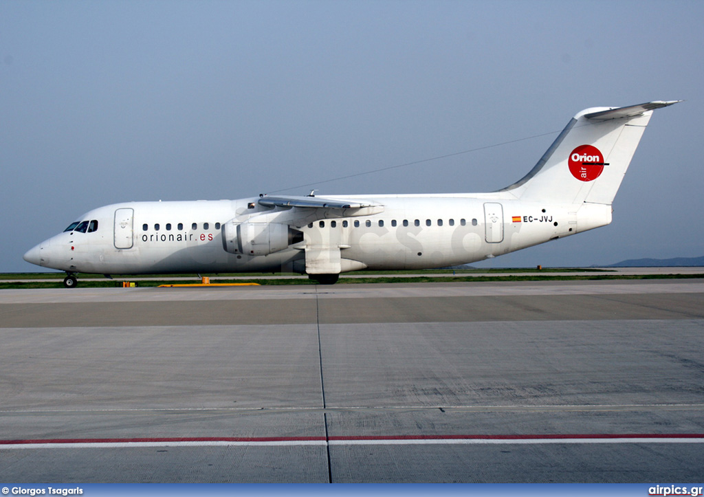 EC-JVJ, British Aerospace BAe 146-300, Orionair