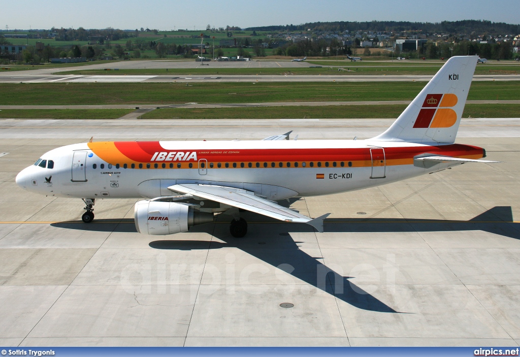 EC-KDI, Airbus A319-100, Iberia