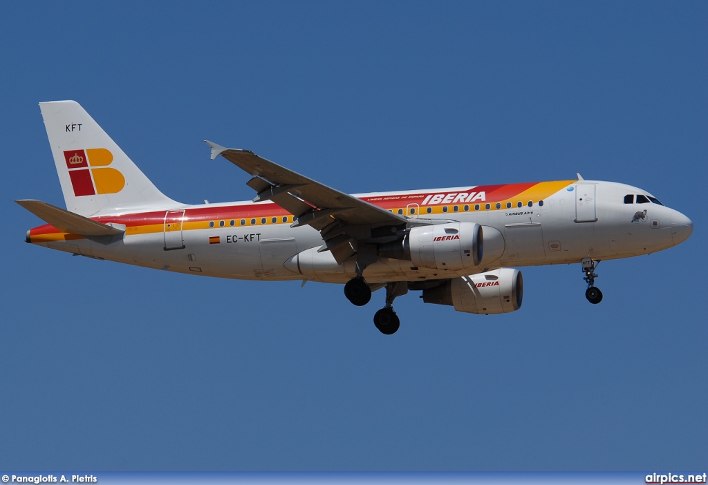 EC-KFT, Airbus A319-100, Iberia