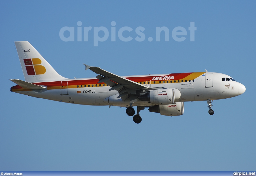 EC-KJC, Airbus A319-100, Iberia