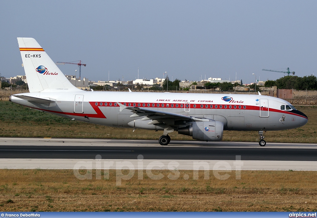 EC-KKS, Airbus A319-100, Iberia