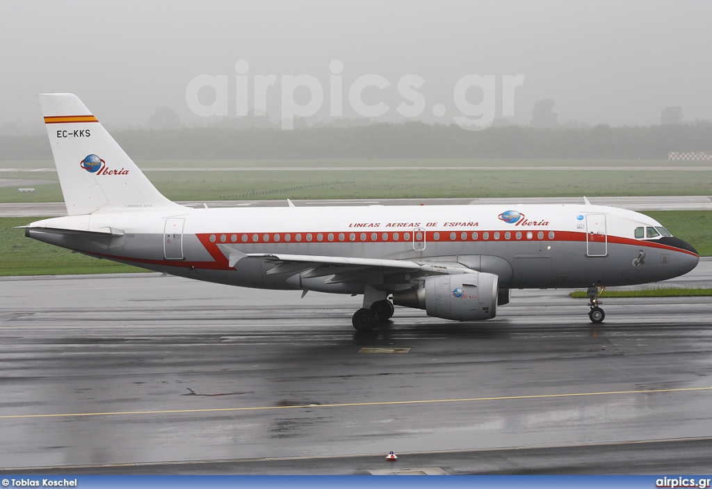 EC-KKS, Airbus A319-100, Iberia