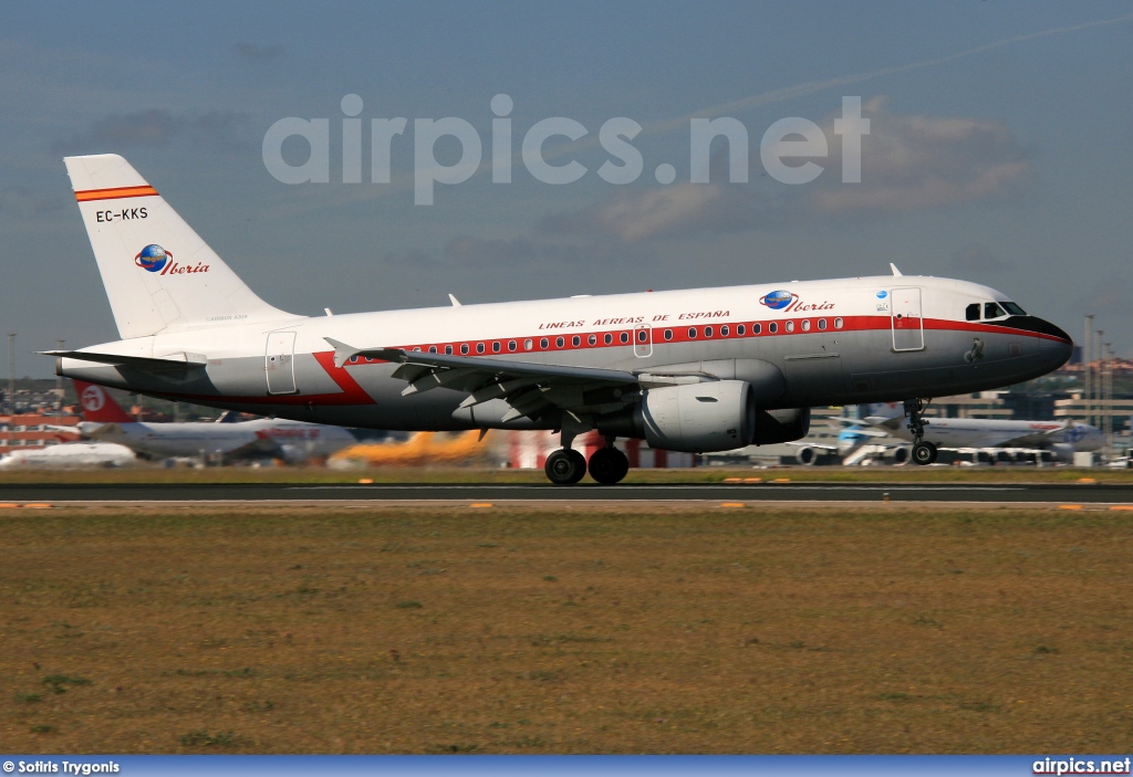 EC-KKS, Airbus A319-100, Iberia