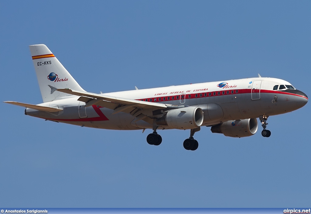 EC-KKS, Airbus A319-100, Iberia