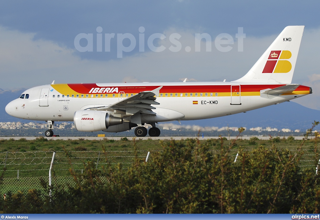 EC-KMD, Airbus A319-100, Iberia
