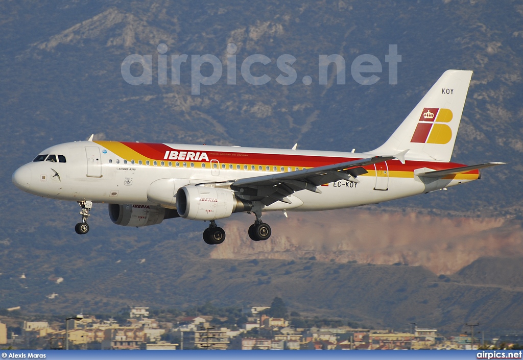 EC-KOY, Airbus A319-100, Iberia