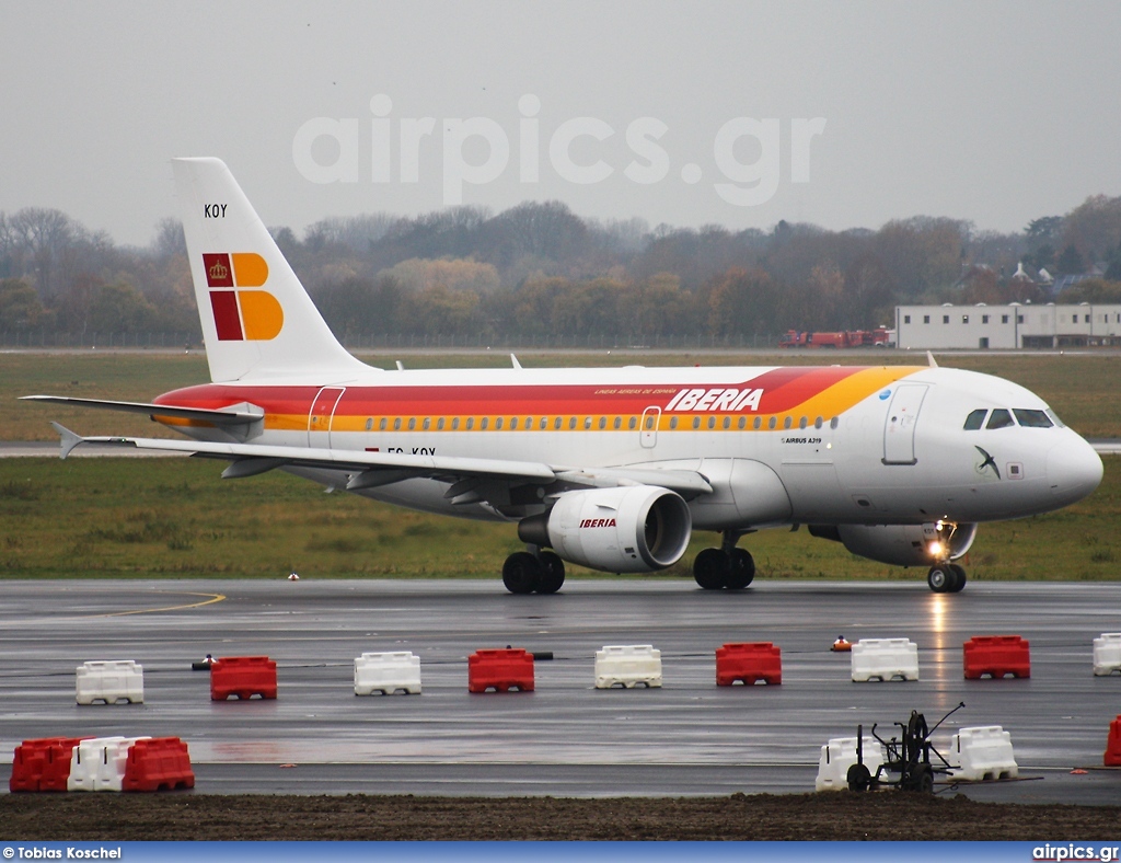 EC-KOY, Airbus A319-100, Iberia