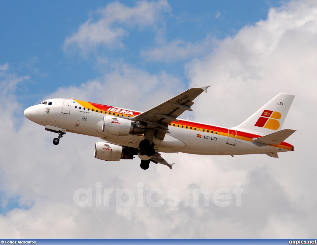 EC-LEI, Airbus A319-100, Iberia