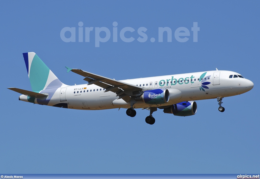 EC-LLX, Airbus A320-200, Orbest Orizonia