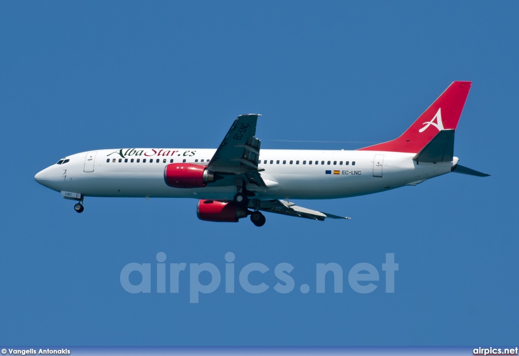 EC-LNC, Boeing 737-400, Alba Star