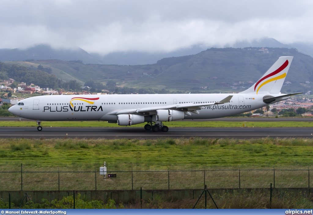 EC-MFB, Airbus A340-300, Plus Ultra