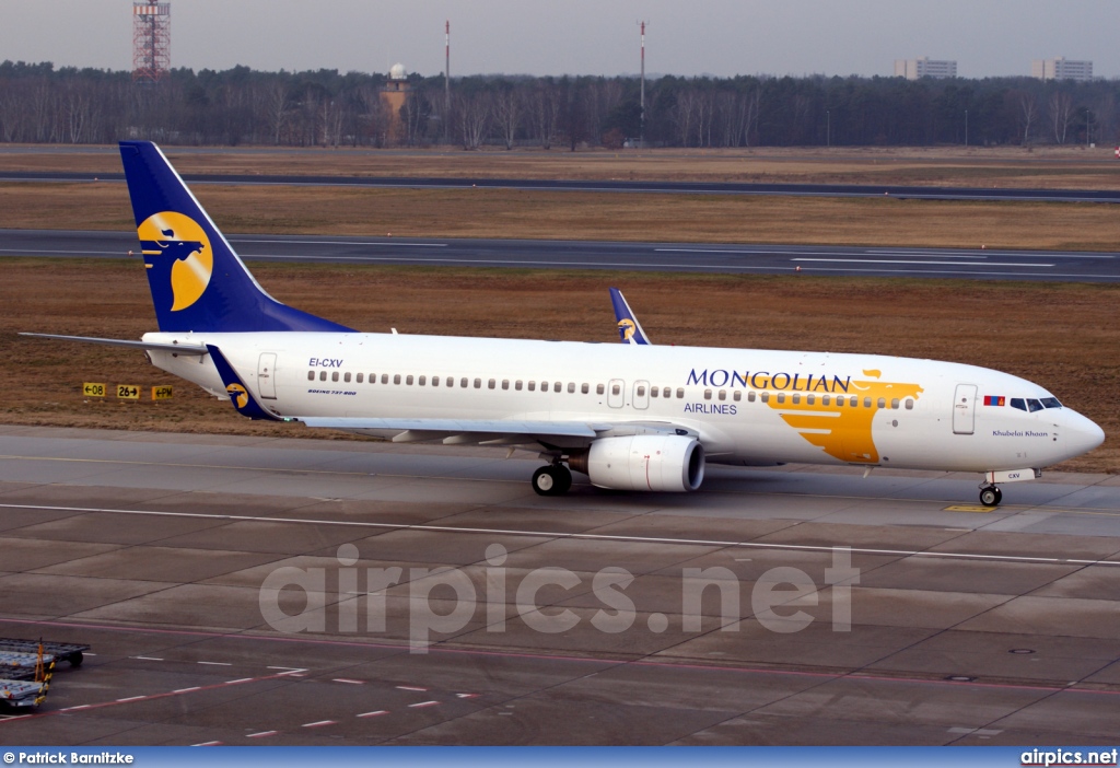 EI-CXV, Boeing 737-800, MIAT Mongolian Airlines